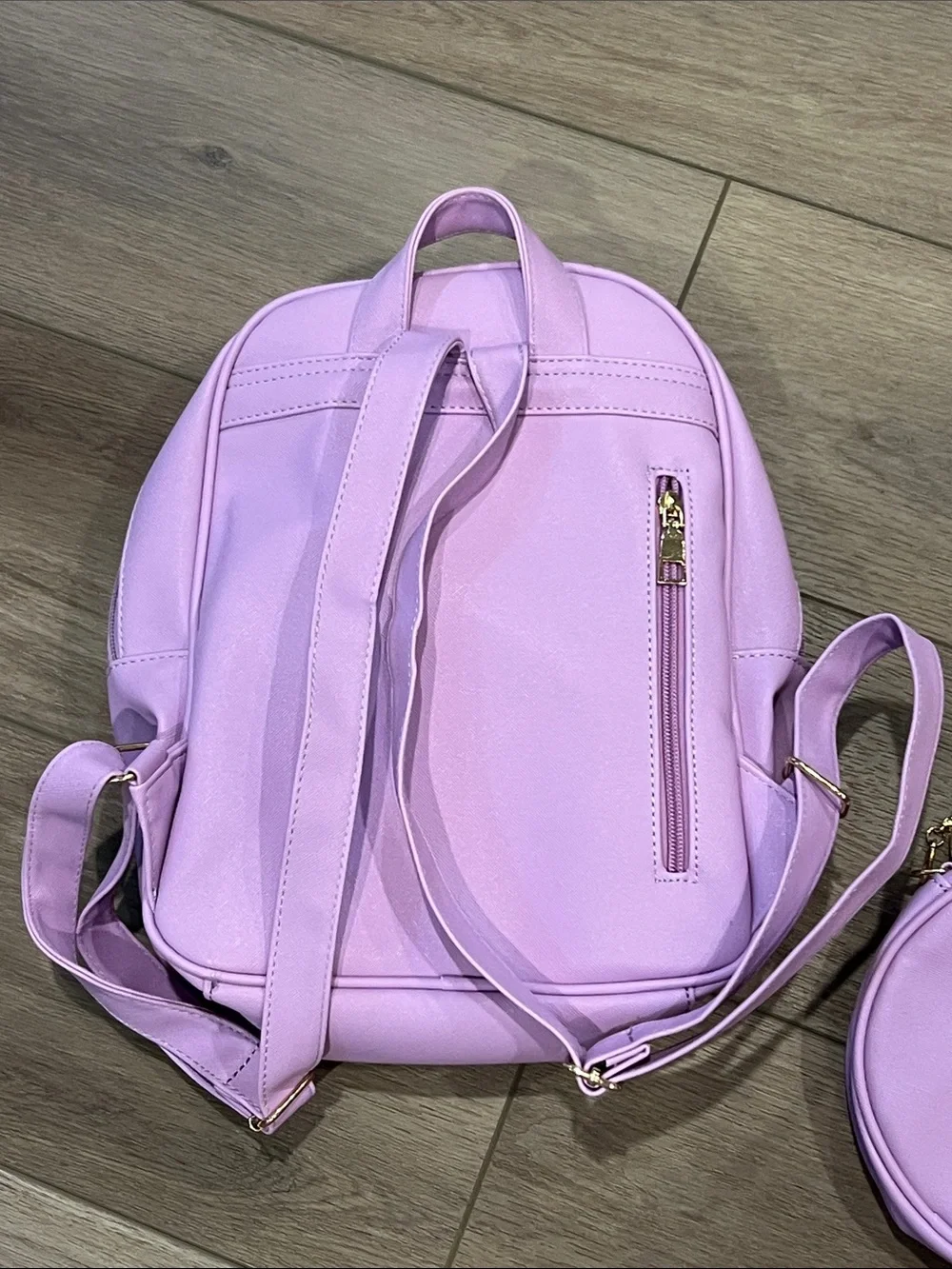 Maccinelo Lavender Bow Accent Women or Girl’s Backpack and Crossbody Set